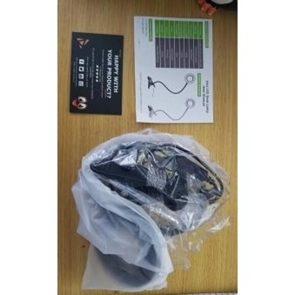 New Desk Light Clip on Ring Light, 56 LEDs Desk Lamp for Home Office, 3 Modes - Picture 2 of 2